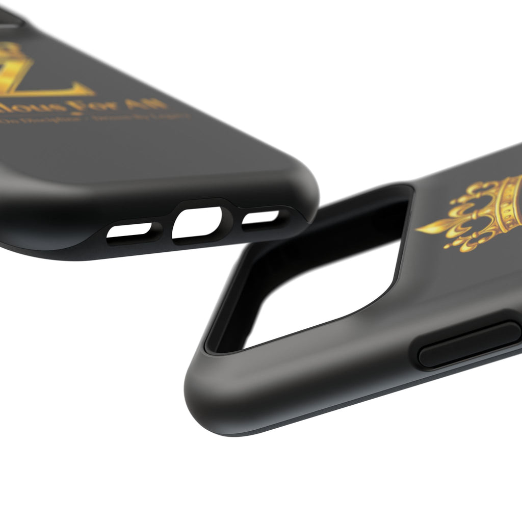 ZFA Phone Case  — "Zealous For All" Gold Crown Impact-Resistant Case Printify