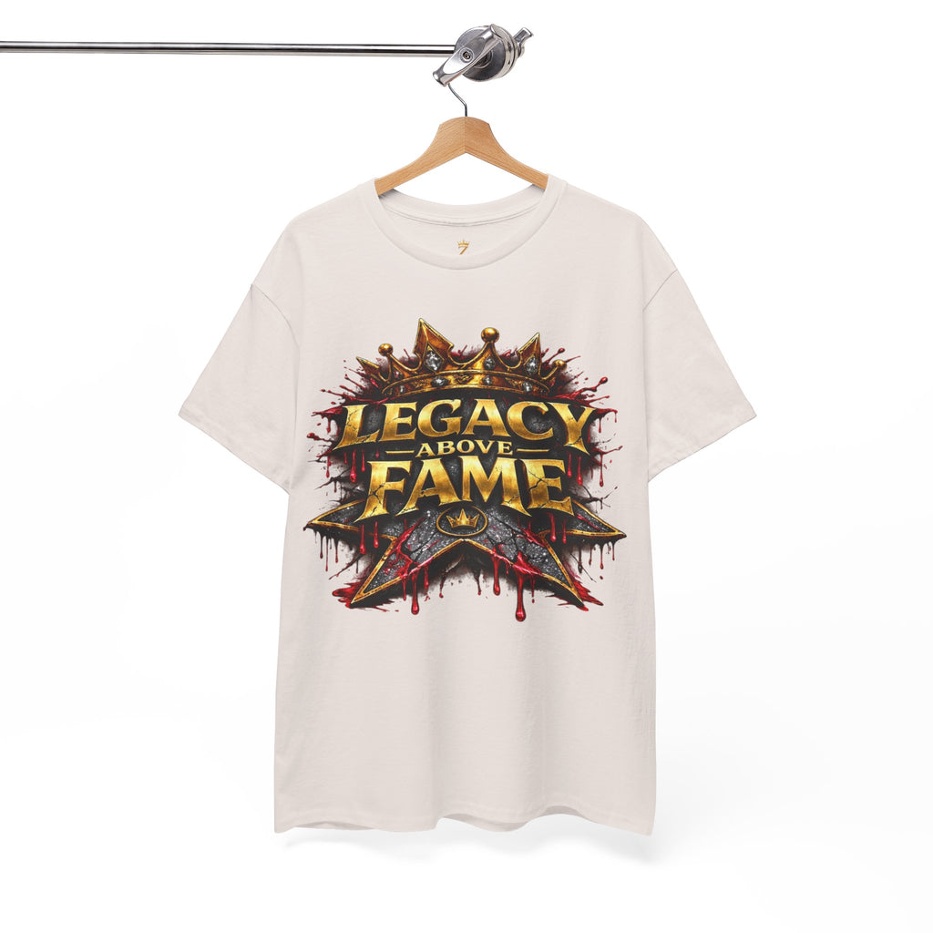 Adult Legacy Above Fame Graphic T-Shirt (Red Drip) - Zealous For All
