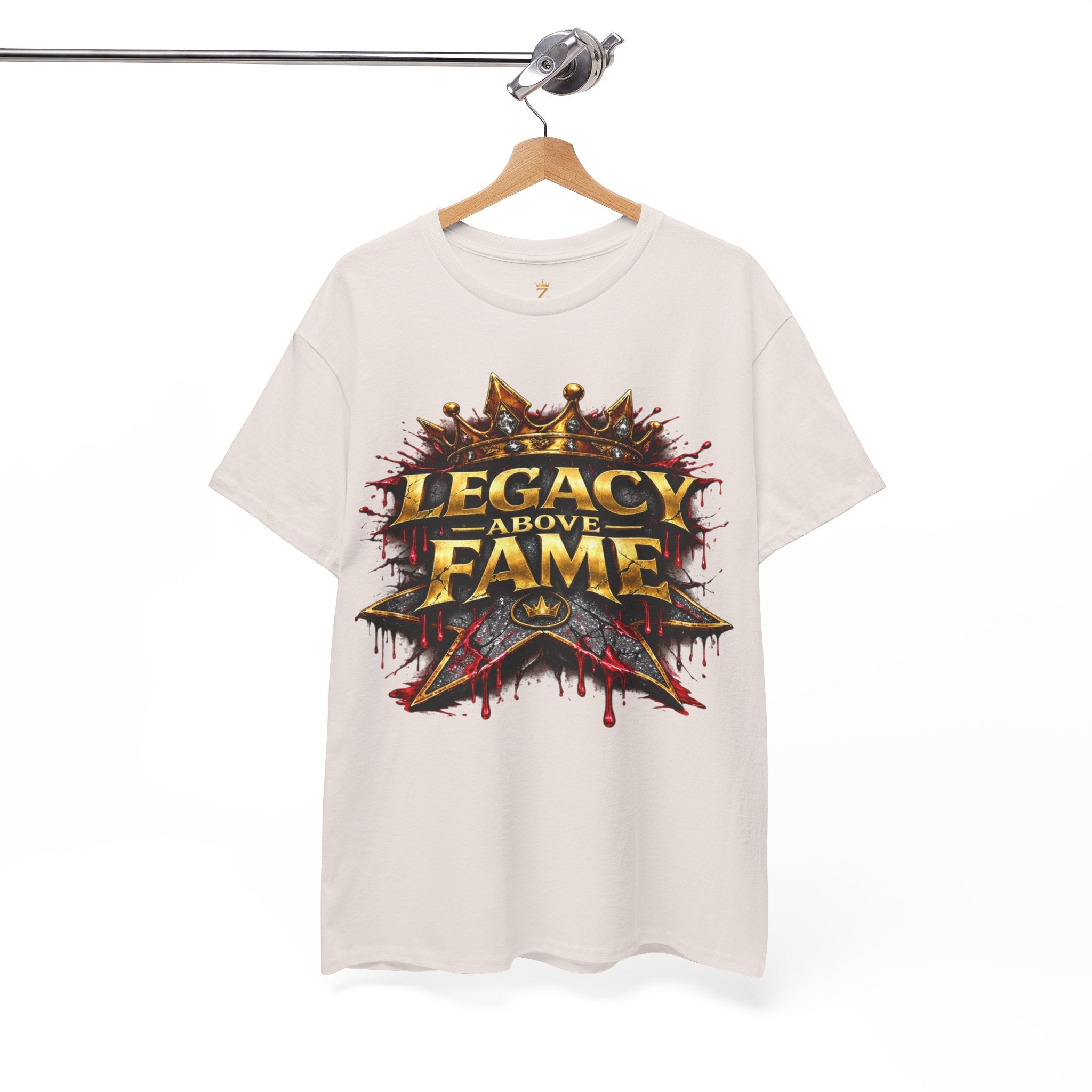 Adult Legacy Above Fame Graphic T-Shirt (Red Drip) - Zealous For All