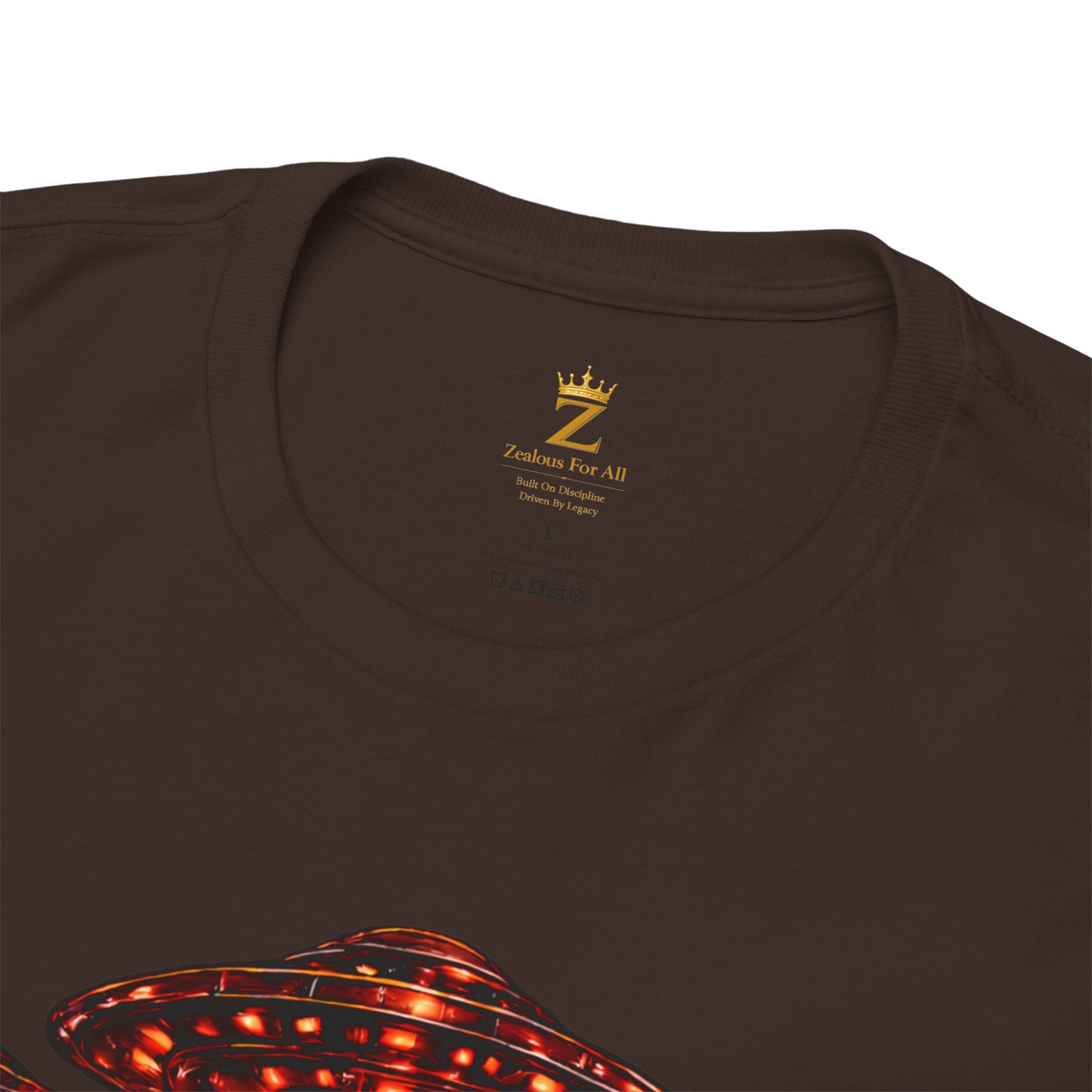 Adult "United. Fly. Organized." Graphic Tee (Red) Printify