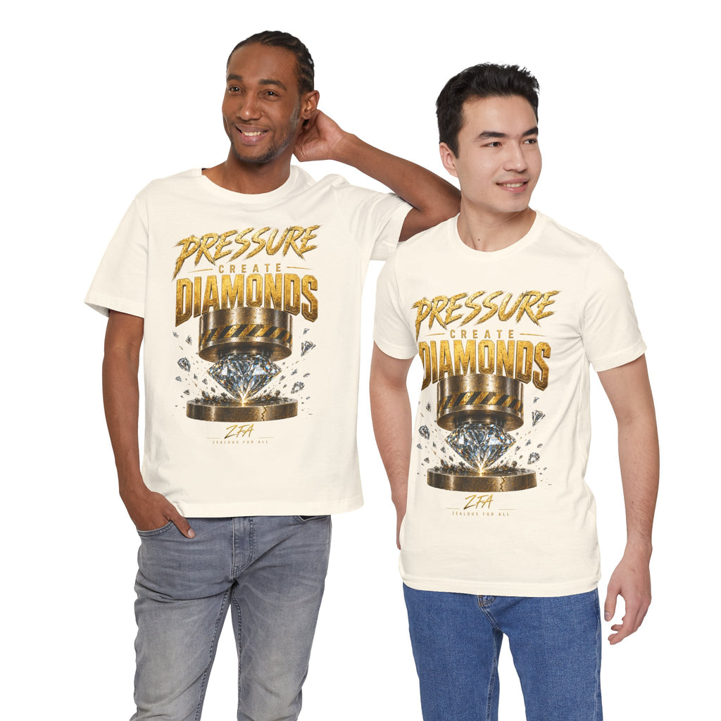 Pressure Create Diamonds T-Shirt — Motivational Graphic Tee