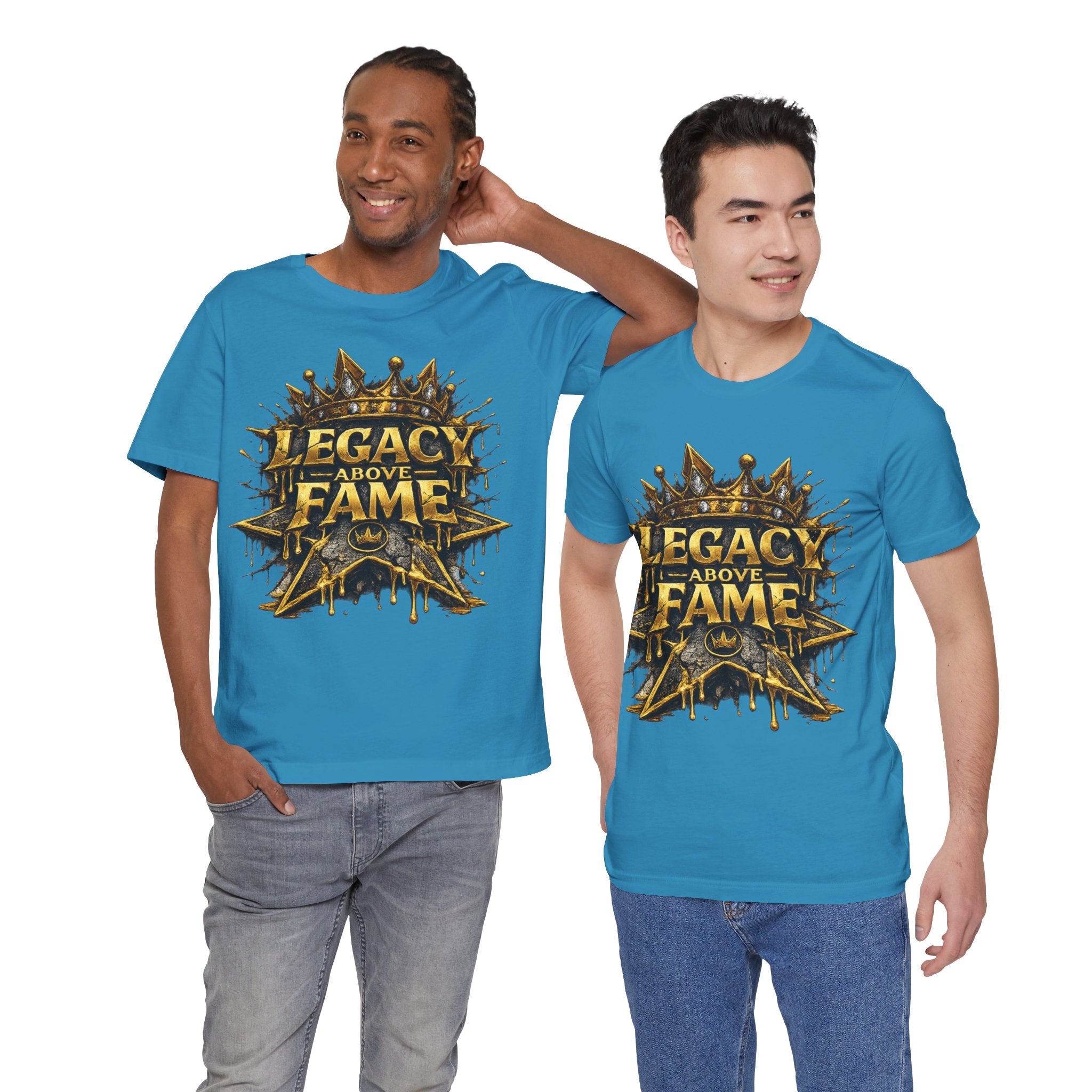 COMING SOON... Legacy Above Fame Graphic Tee (Gold Crown) Printify