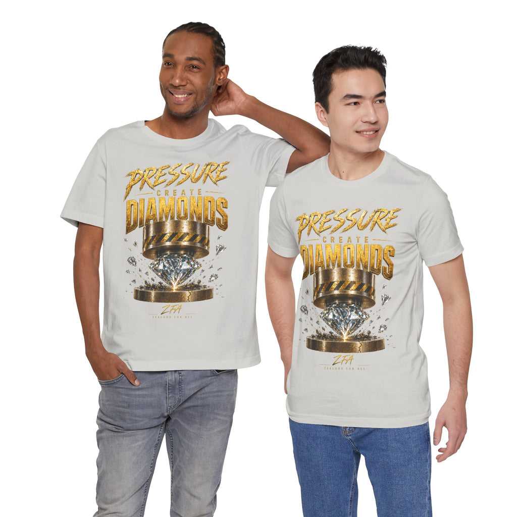 Pressure Create Diamonds T-Shirt — Motivational Graphic Tee