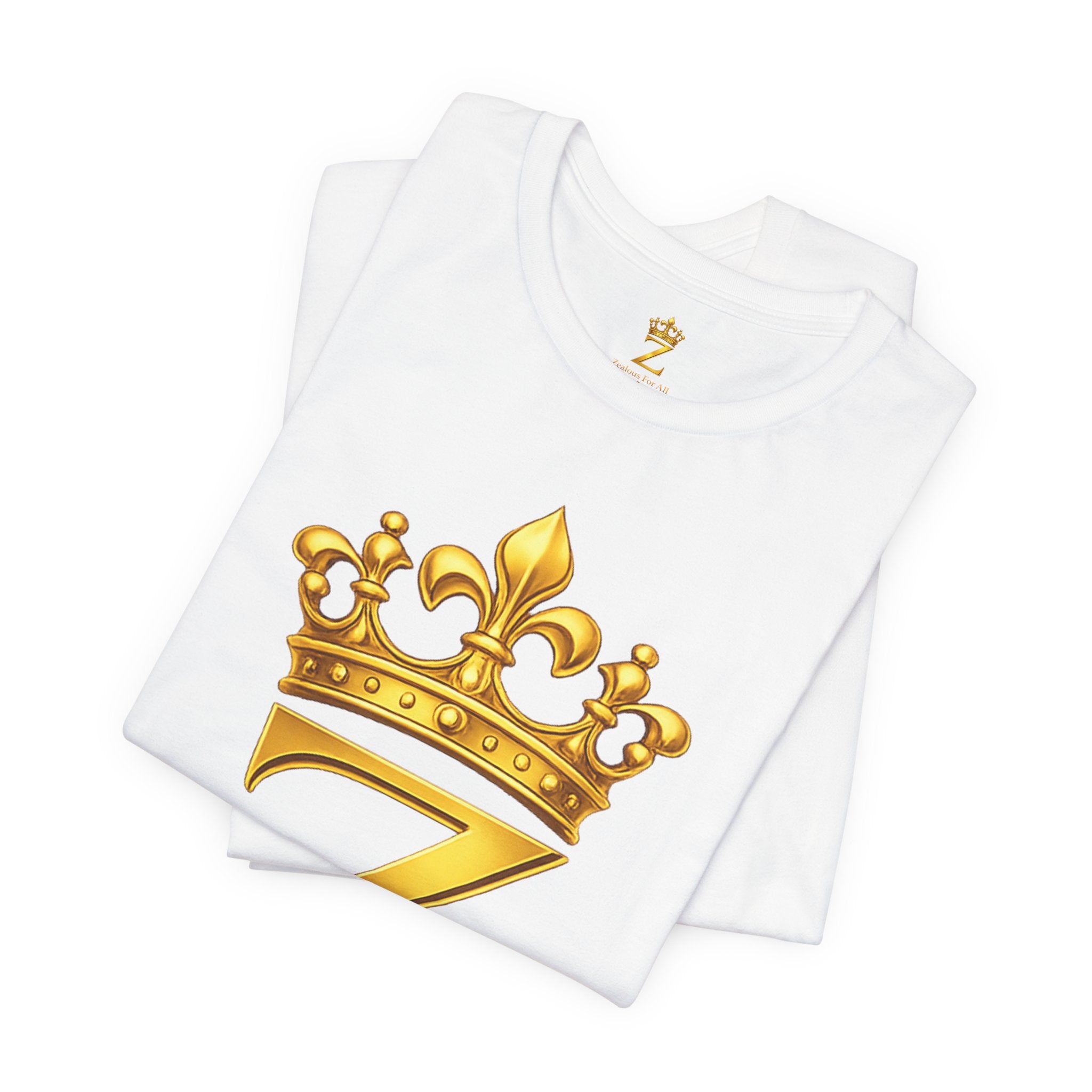 Unisex "Z" T-Shirt (Gold Logo) Printify