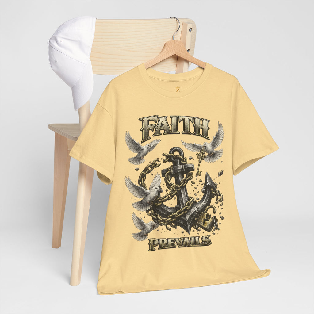 Adult Faith Prevails T‑Shirt (Black Anchor) Printify