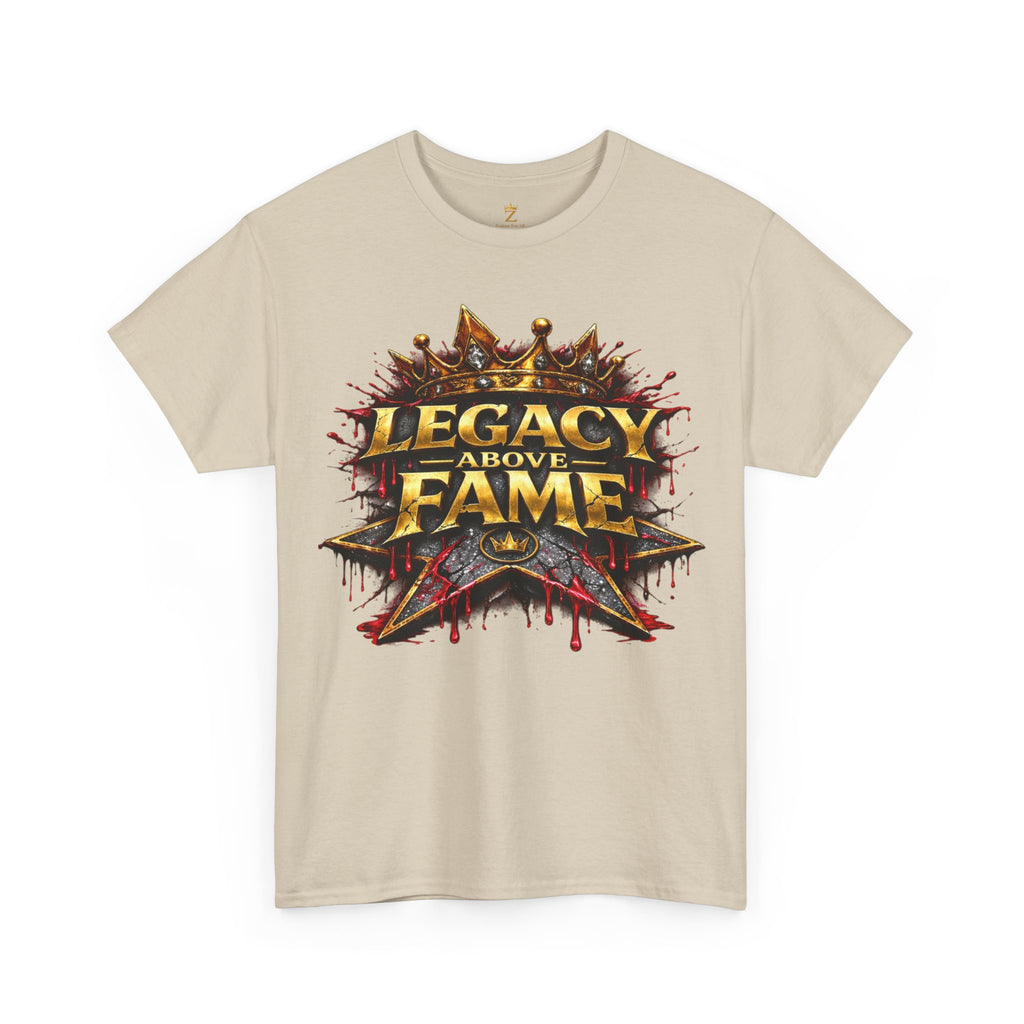 Adult Legacy Above Fame Graphic T-Shirt (Red Drip) - Zealous For All