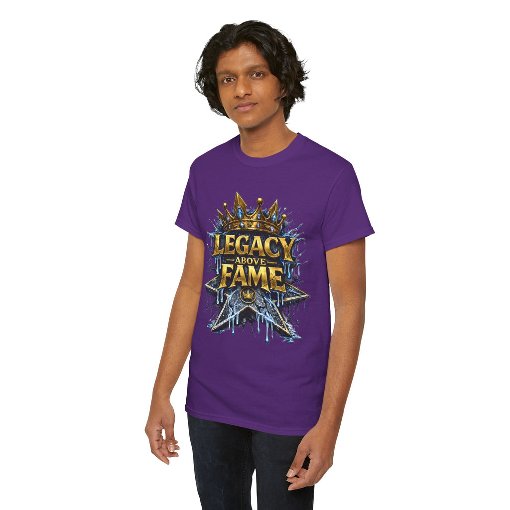 Adult Legacy Above Fame Graphic T-Shirt (Icy Blue Drip) - Zealous For All