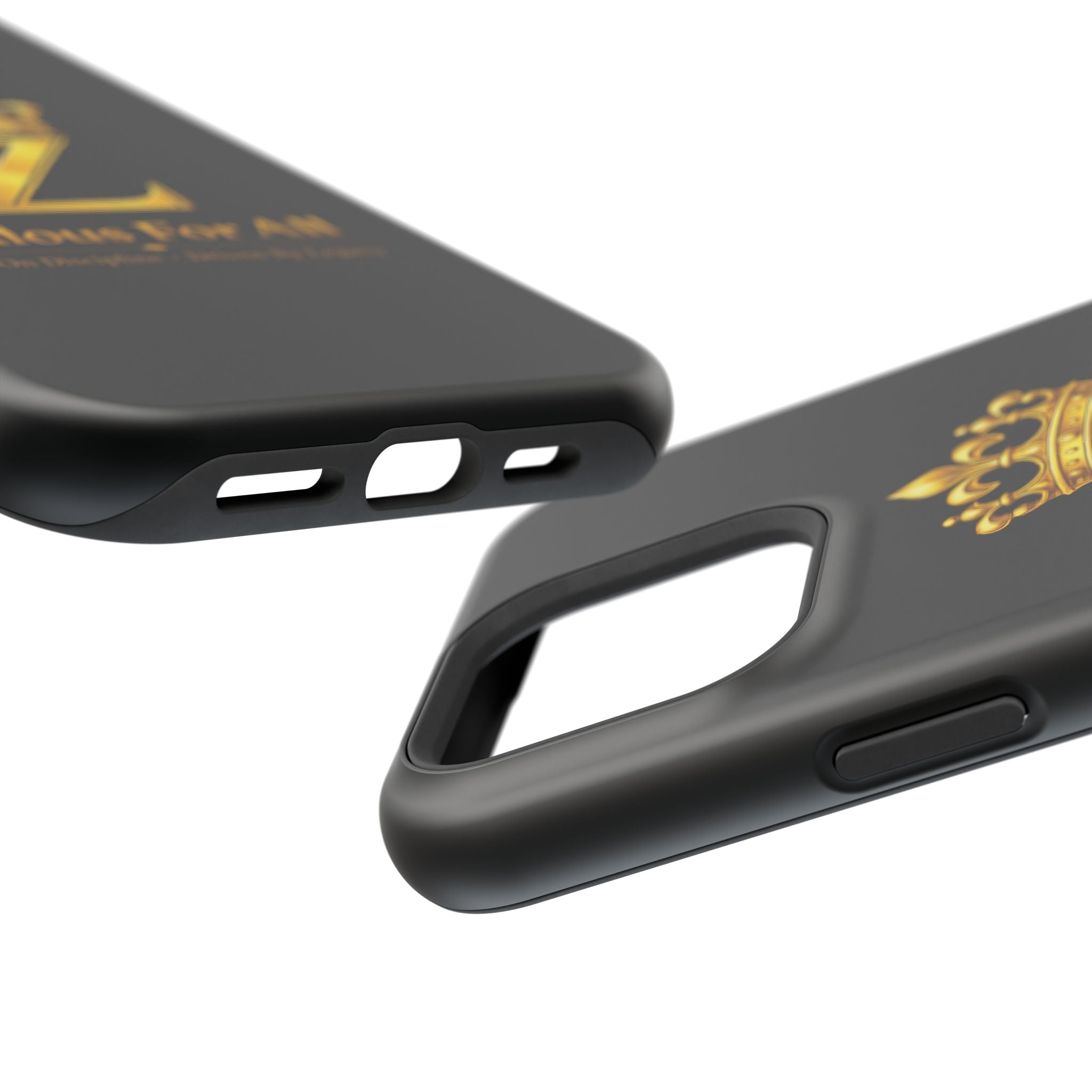 ZFA Phone Case  — "Zealous For All" Gold Crown Impact-Resistant Case Printify
