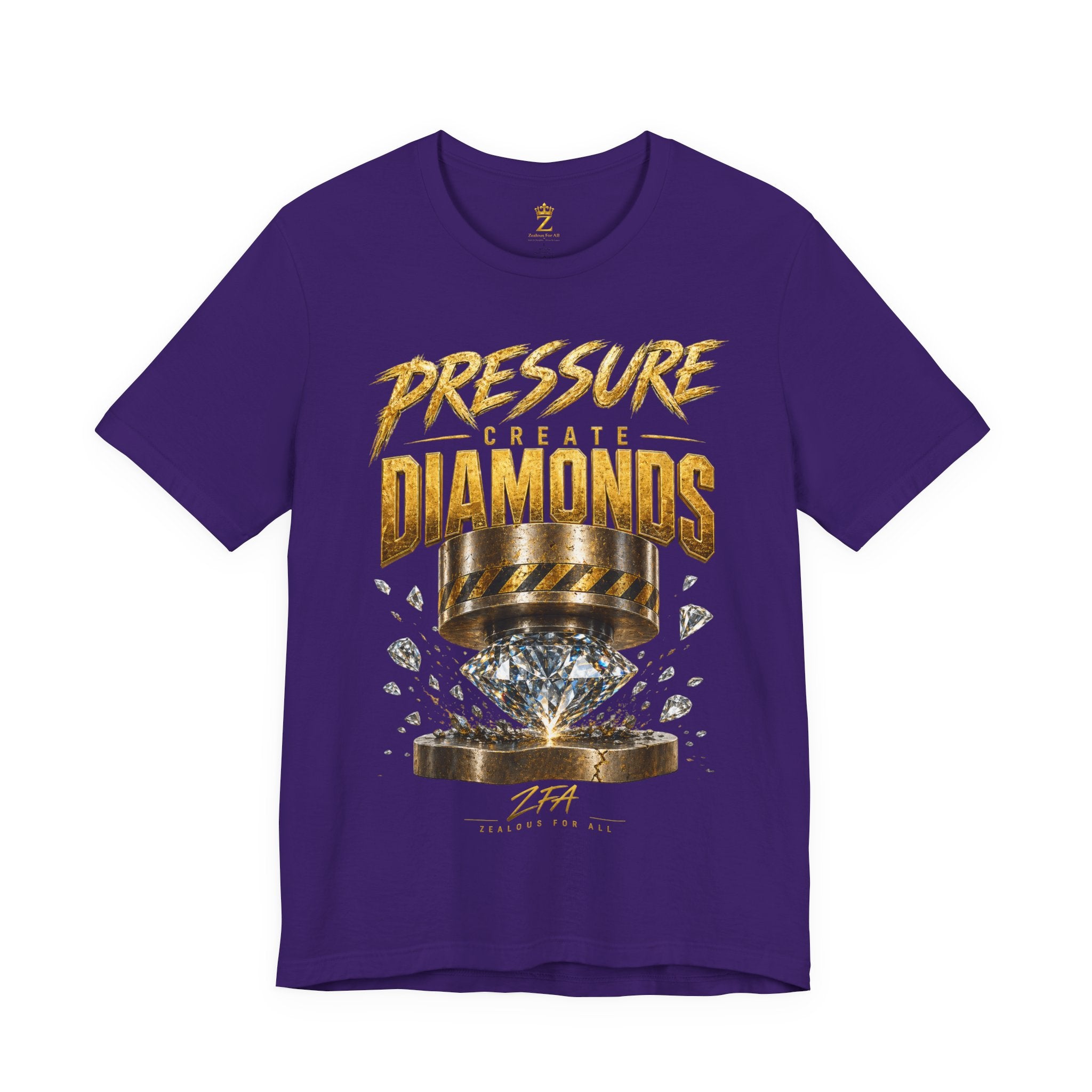 Pressure Create Diamonds T-Shirt — Motivational Graphic Tee