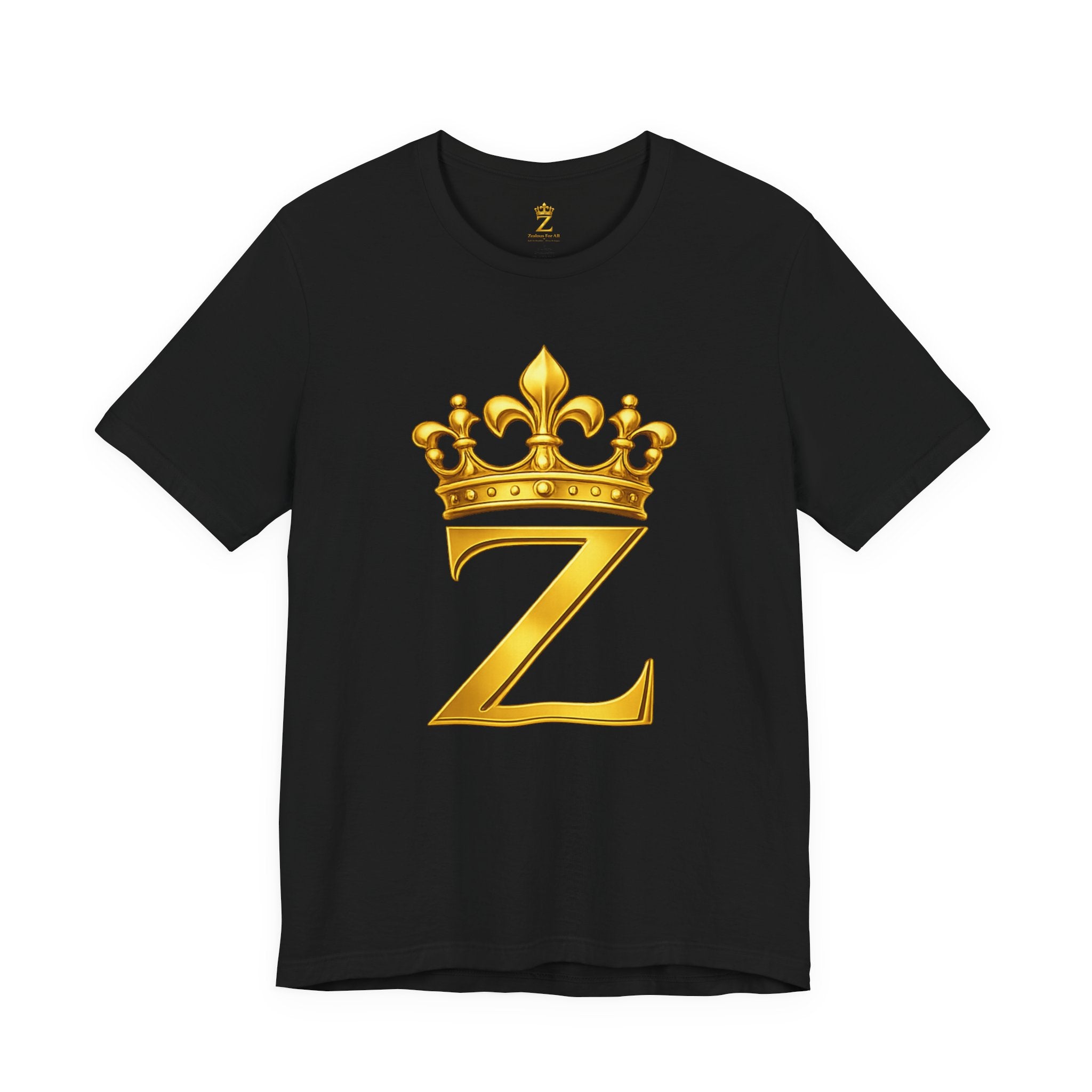 Unisex "Z" T-Shirt (Gold Logo) Printify
