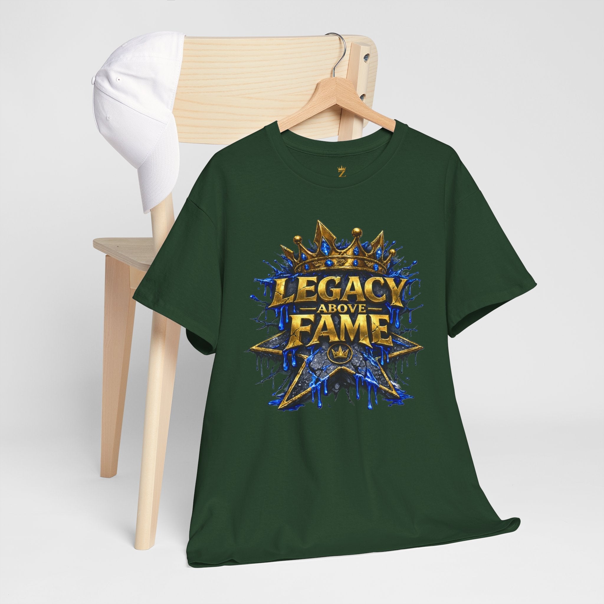 Adult Legacy Above Fame Graphic T-Shirt (Blue Drip)