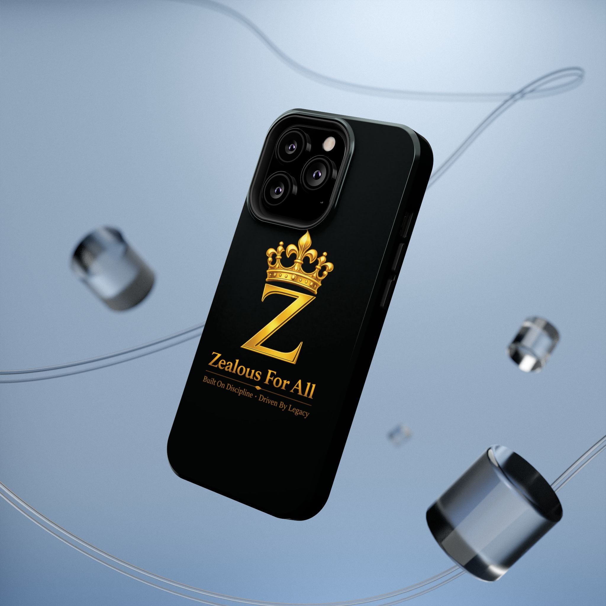 ZFA Phone Case  — "Zealous For All" Gold Crown Impact-Resistant Case Printify