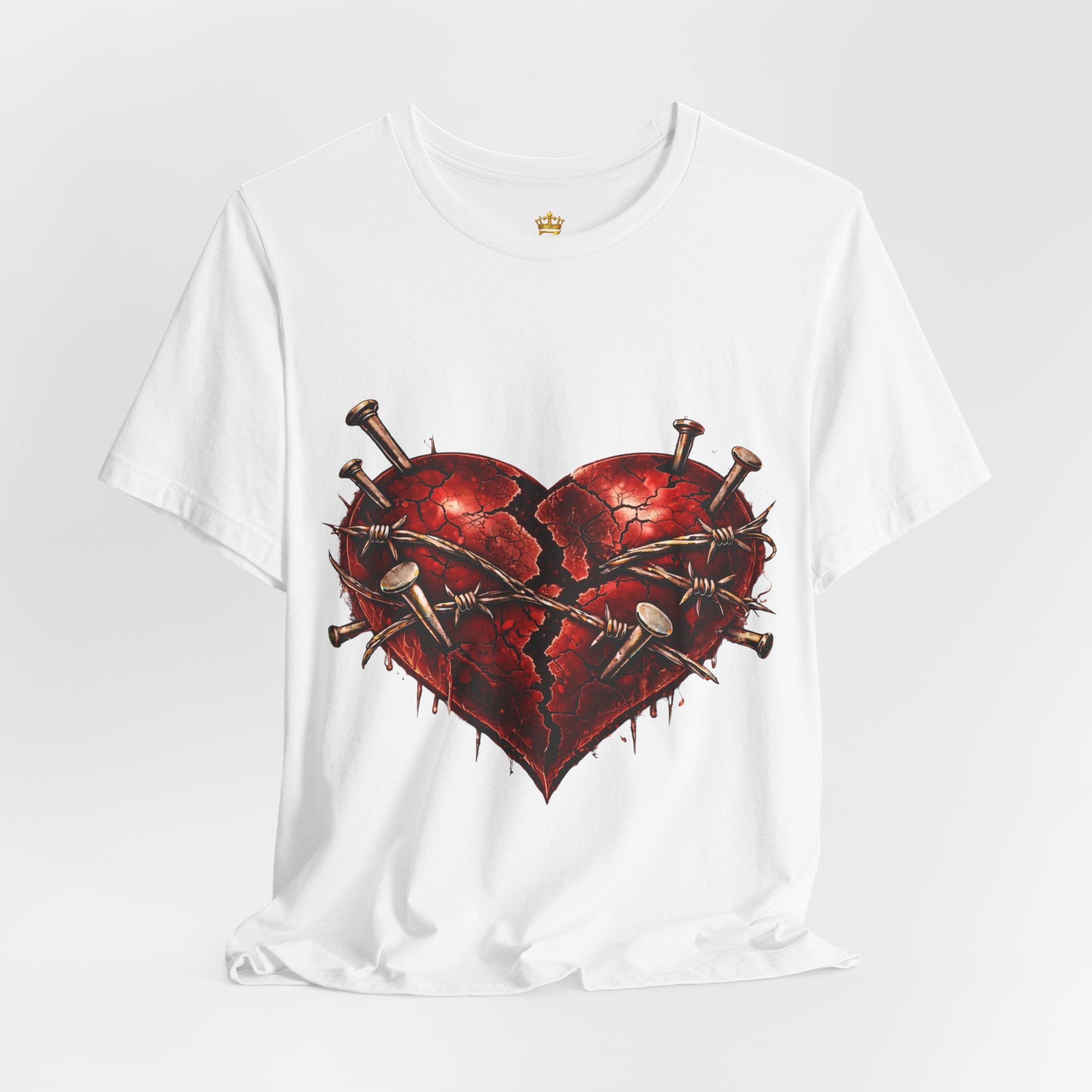 Red Heart T-Shirt (Discipline Over Emotions)