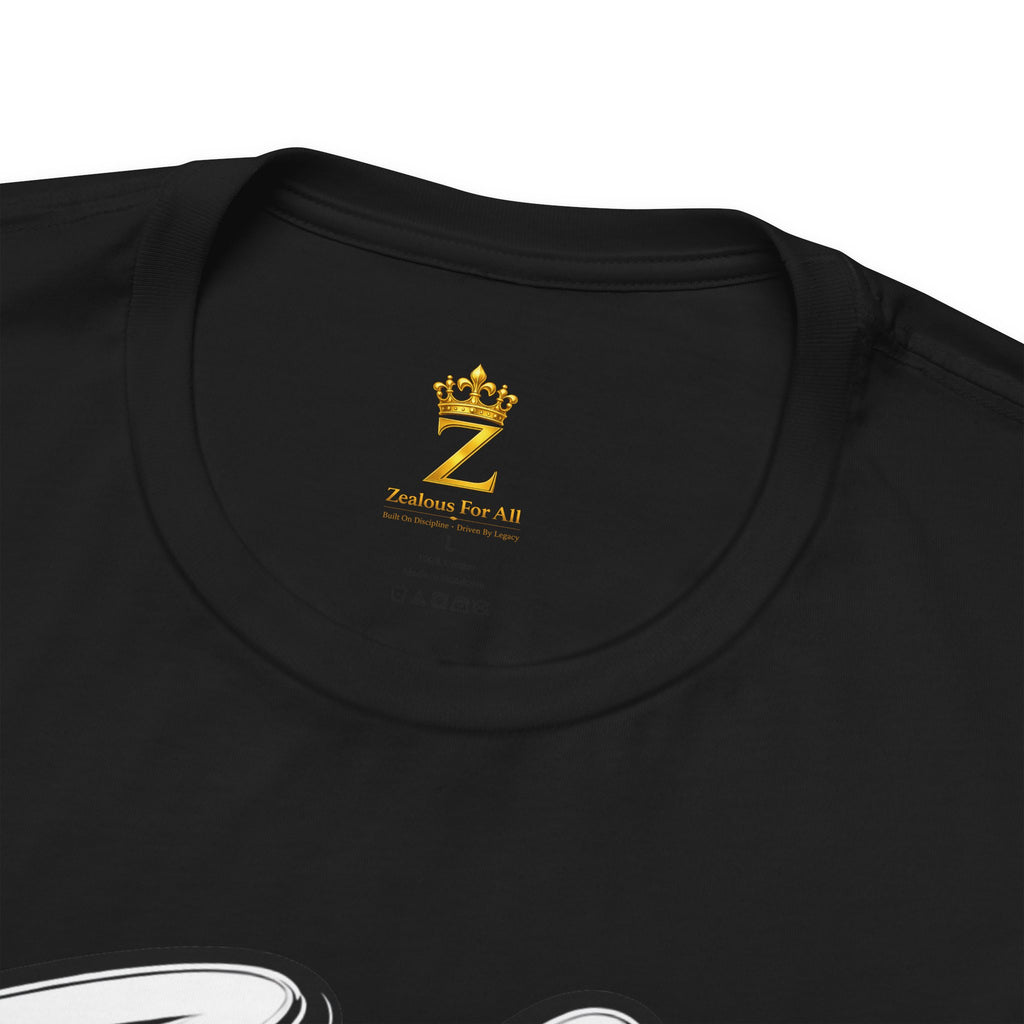 Zealous For All Graphic T-Shirt (White Logo) Printify