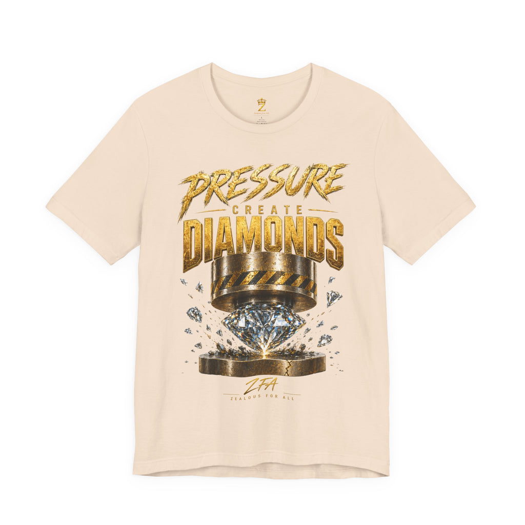 Pressure Create Diamonds T-Shirt — Motivational Graphic Tee