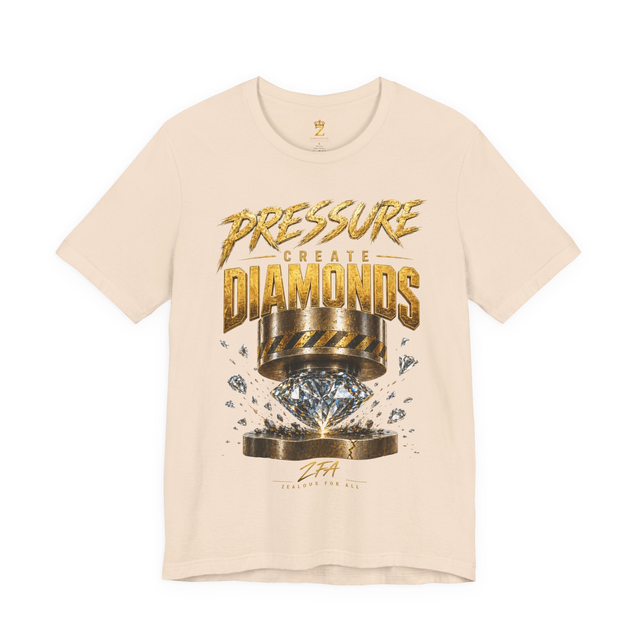 Pressure Create Diamonds T-Shirt — Motivational Graphic Tee