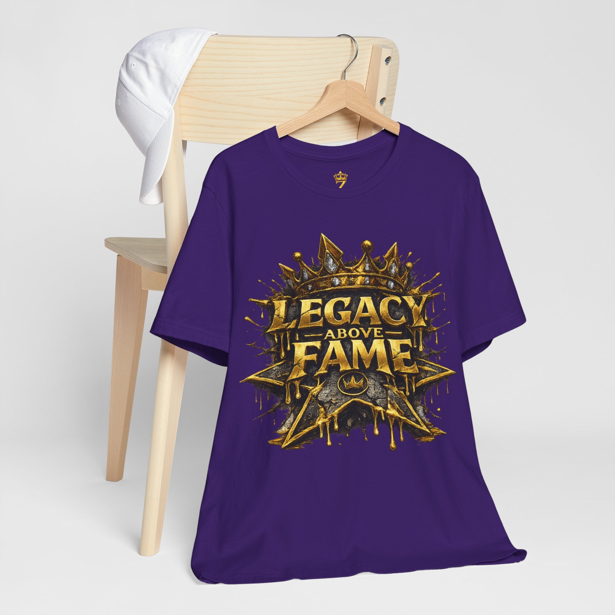 COMING SOON... Legacy Above Fame Graphic Tee (Gold Crown) Printify