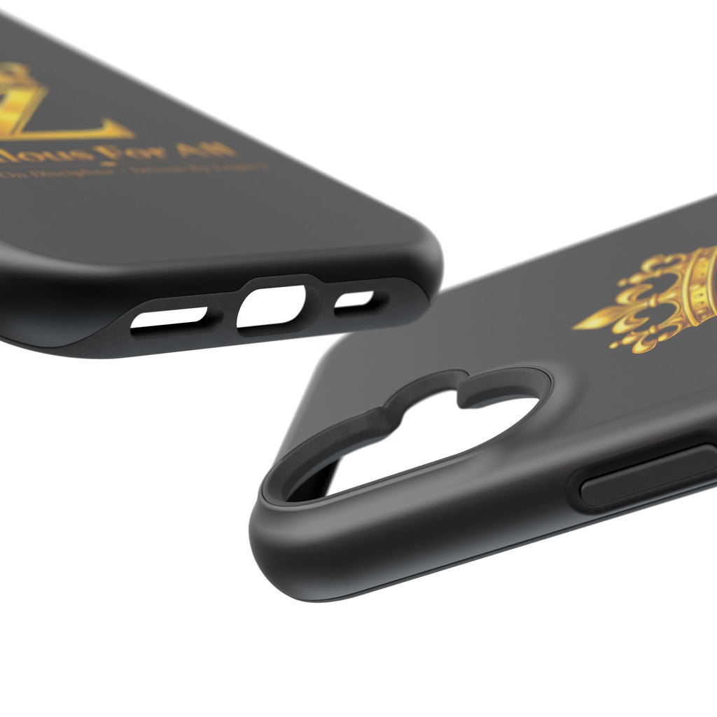ZFA Phone Case  — "Zealous For All" Gold Crown Impact-Resistant Case Printify