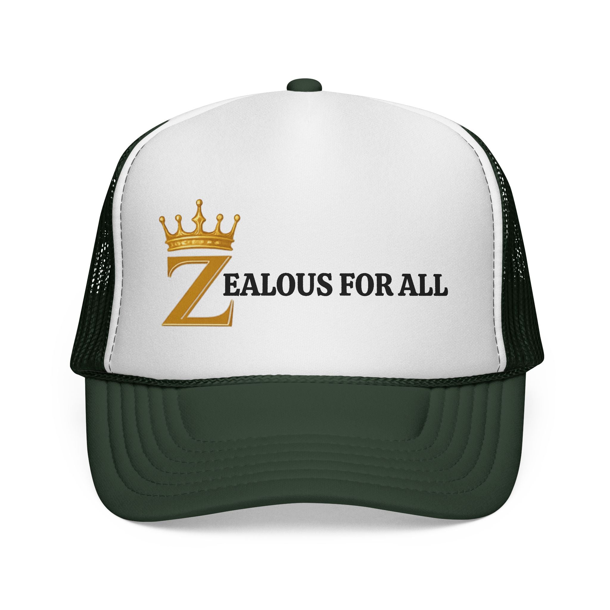 Zealous For All Trucker Caps Printify