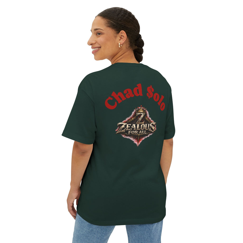 CEO CHAD EDITION *Oversized* Discipline Over Emotions Graphic Tee (Red Heart) Printify