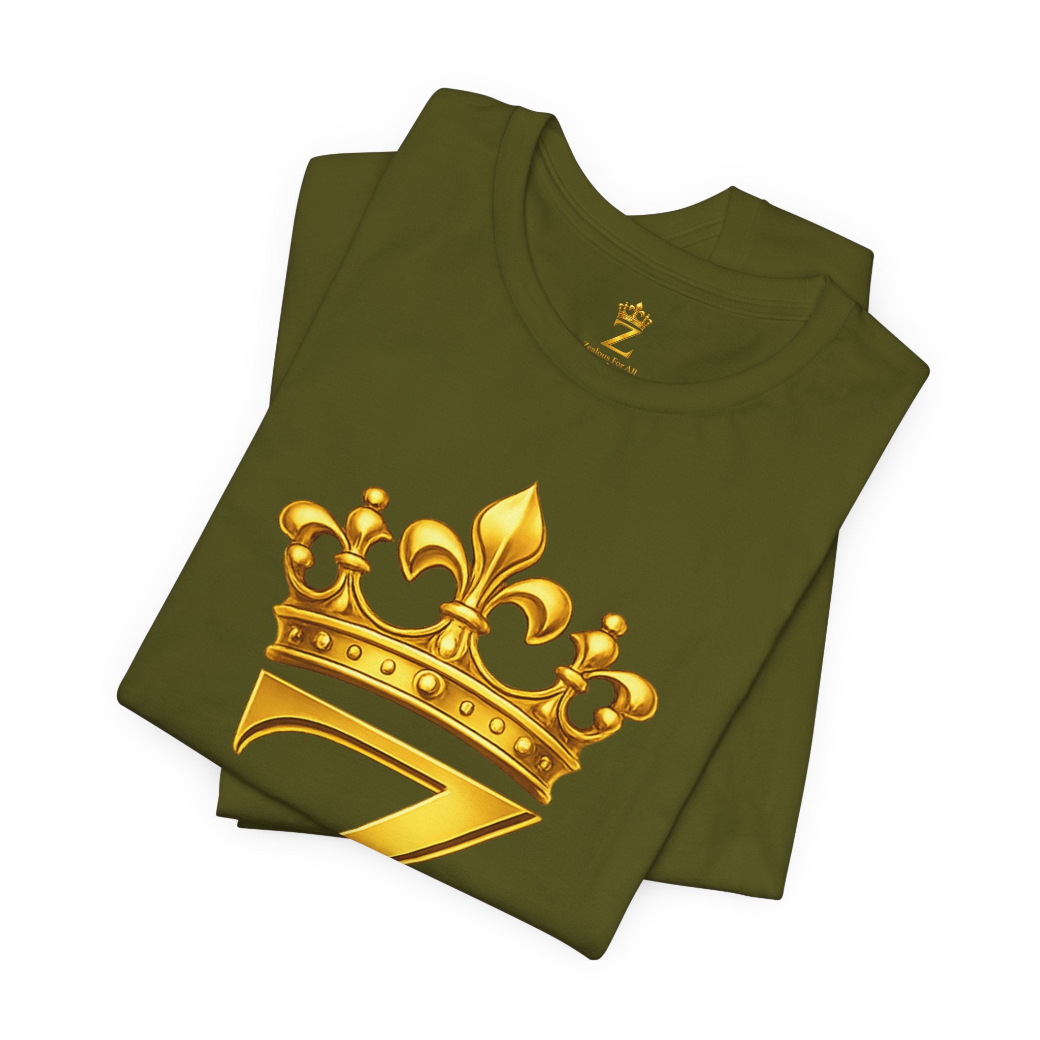 Unisex "Z" T-Shirt (Gold Logo) Printify