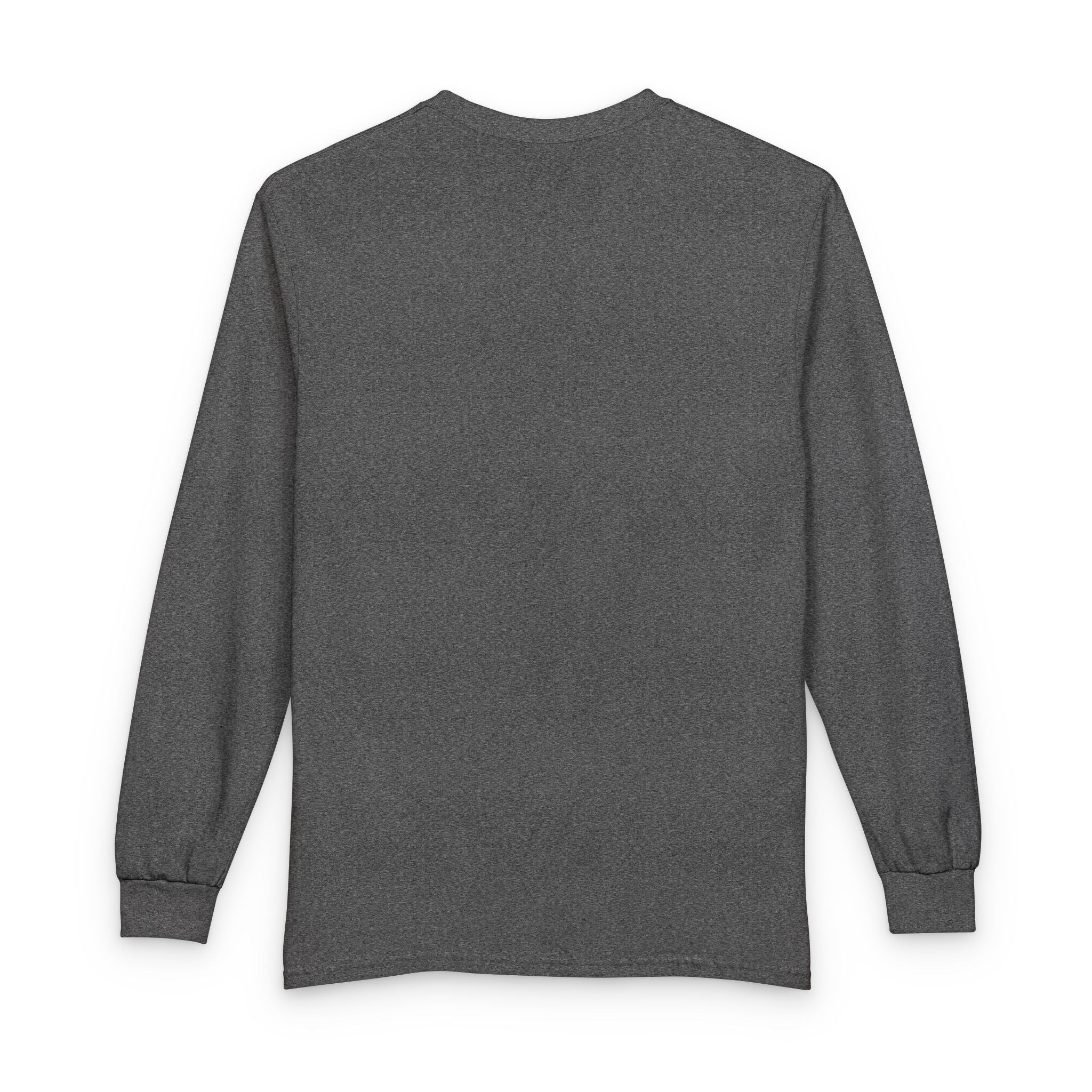 Long Sleeve Shirt — "Zealous For All" Gold Crown Logo, Printify