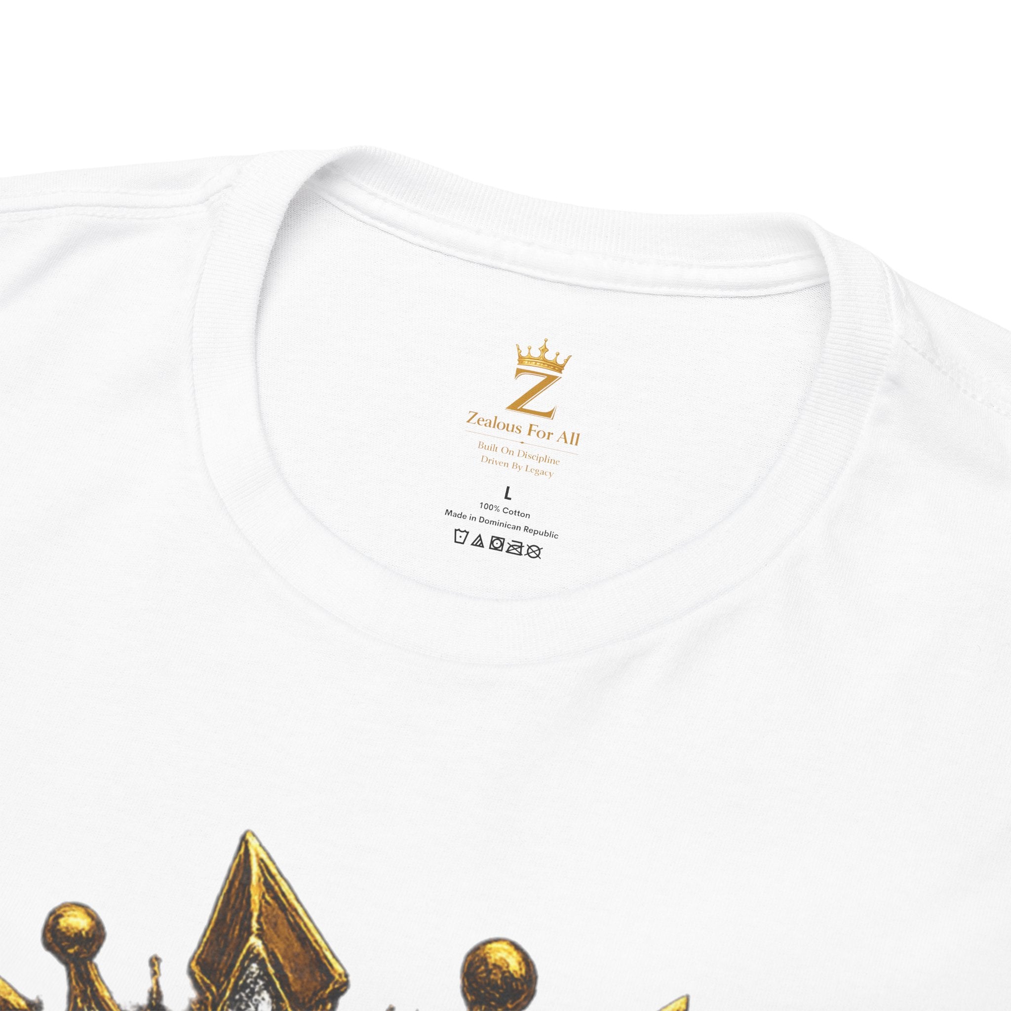 Adult Legacy Above Fame Graphic T-Shirt (Gold Drip) - Zealous For All