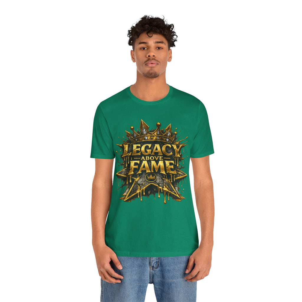COMING SOON... Legacy Above Fame Graphic Tee (Gold Crown) Printify