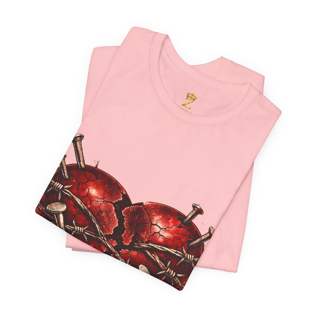 Red Heart T-Shirt (Discipline Over Emotions)
