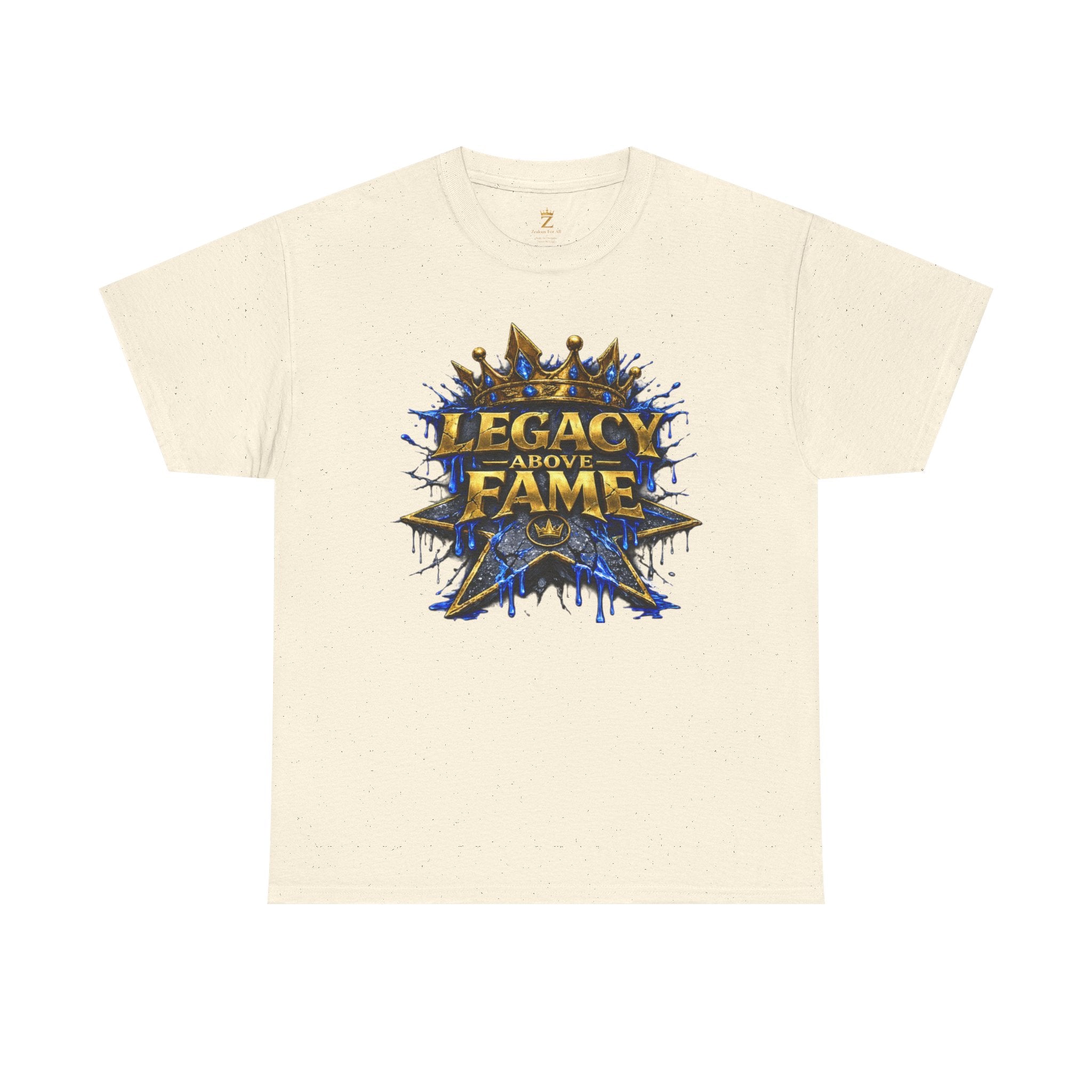 Adult Legacy Above Fame Graphic T-Shirt (Blue Drip)