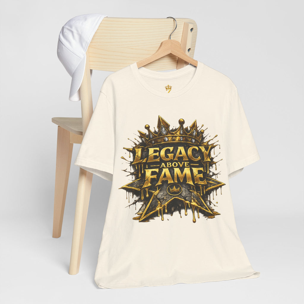 COMING SOON... Legacy Above Fame Graphic Tee (Gold Crown) Printify