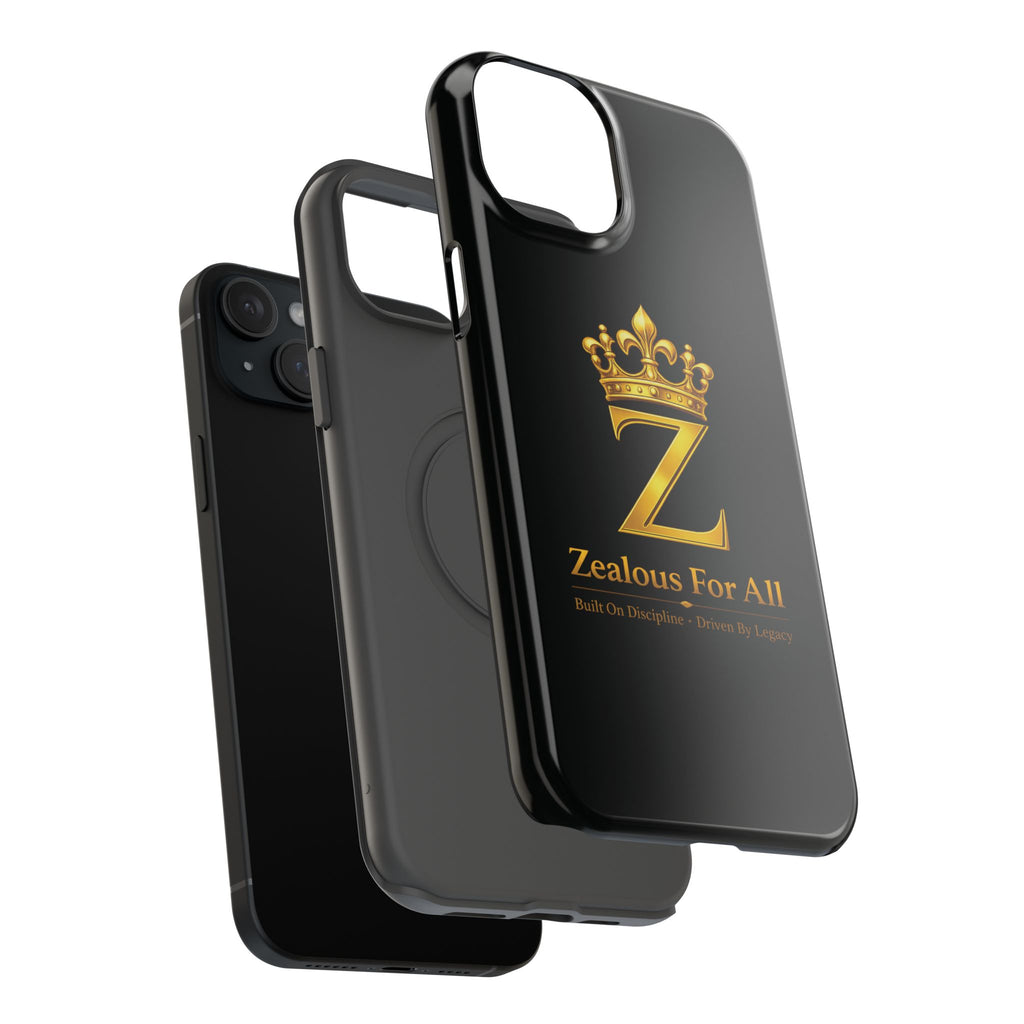 ZFA Phone Case  — "Zealous For All" Gold Crown Impact-Resistant Case Printify