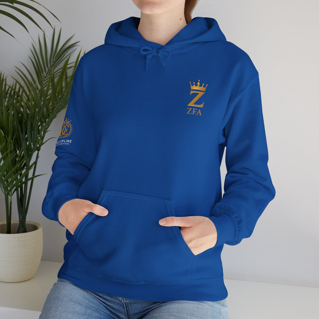 Zealous For All Crown Z Hoodie — Premium White Logo Sweatshirt - Zealous For All
