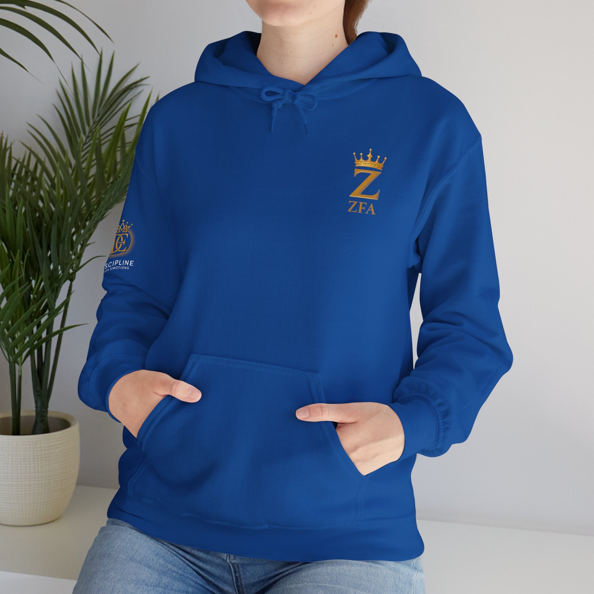 Zealous For All Crown Z Hoodie — Premium White Logo Sweatshirt - Zealous For All