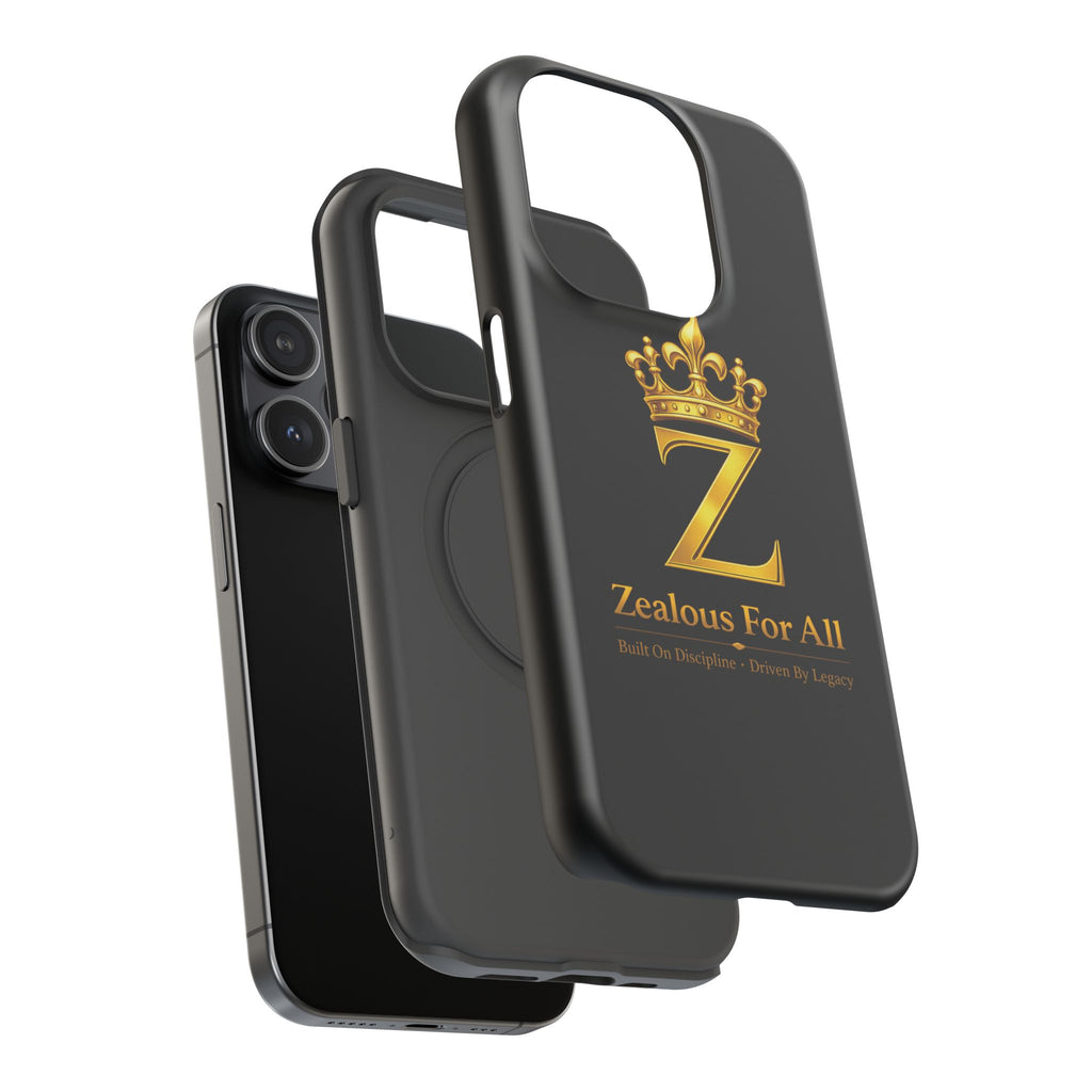ZFA Phone Case  — "Zealous For All" Gold Crown Impact-Resistant Case Printify
