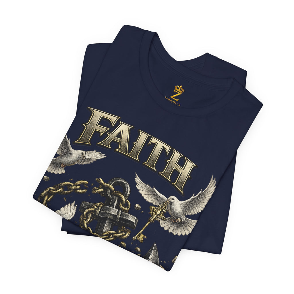 Faith Prevails T‑Shirt (Black Anchor) Printify