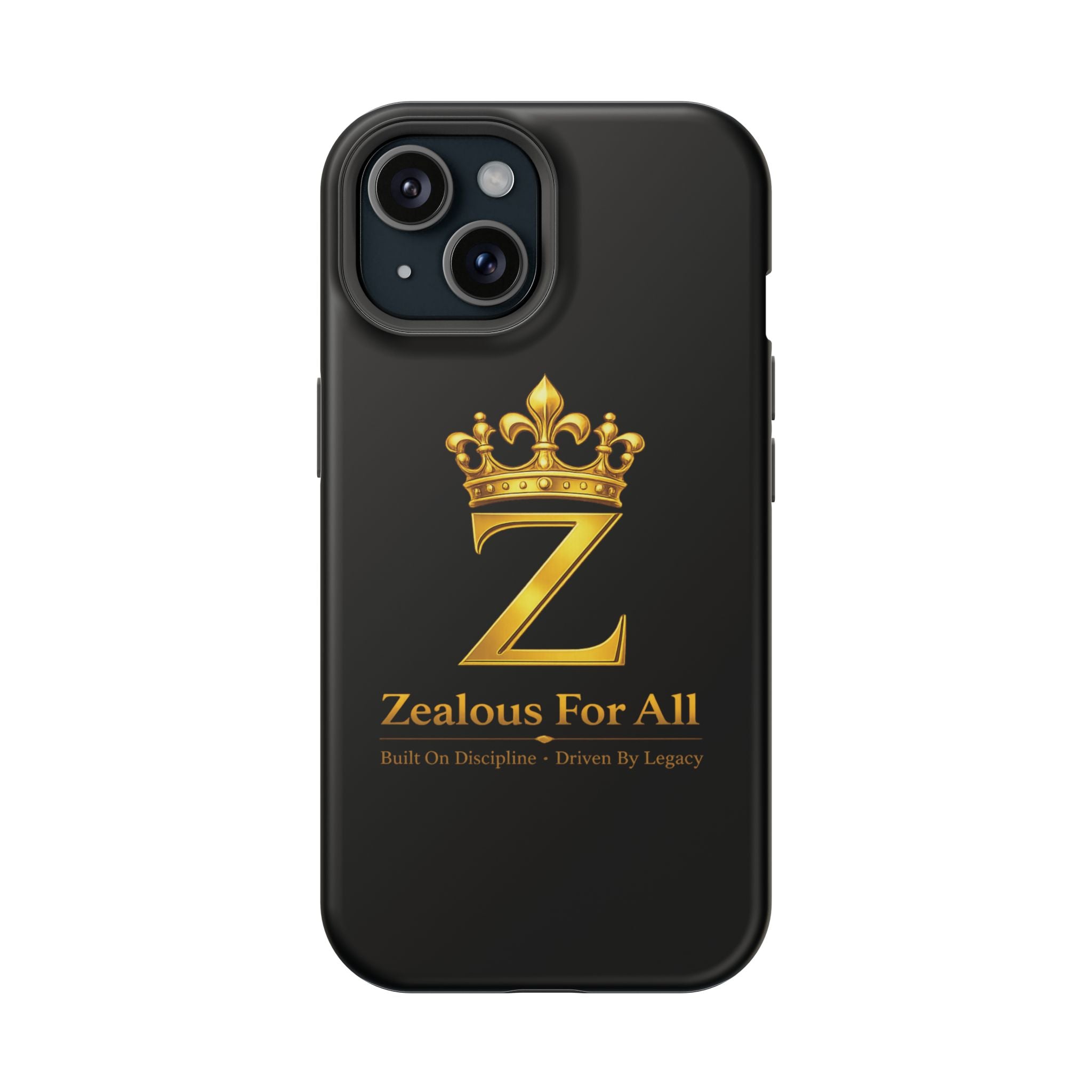 ZFA Phone Case  — "Zealous For All" Gold Crown Impact-Resistant Case Printify