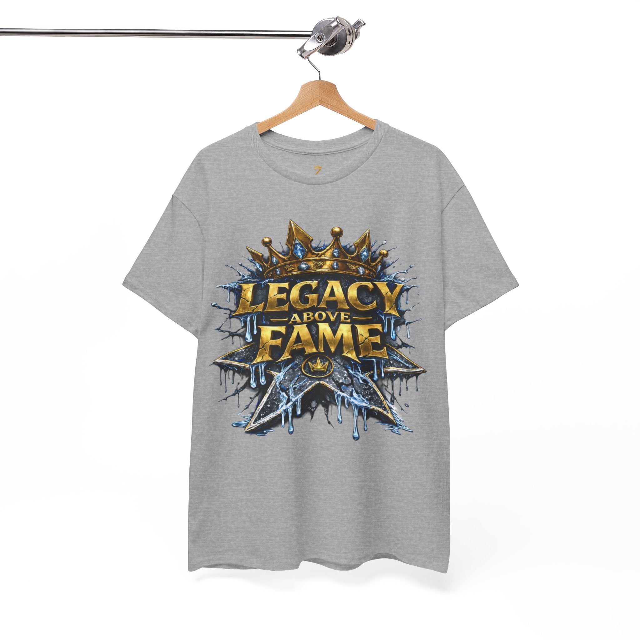Adult Legacy Above Fame Graphic T-Shirt (Icy Blue Drip) - Zealous For All