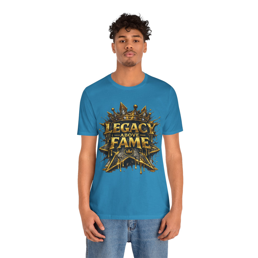 COMING SOON... Legacy Above Fame Graphic Tee (Gold Crown) Printify