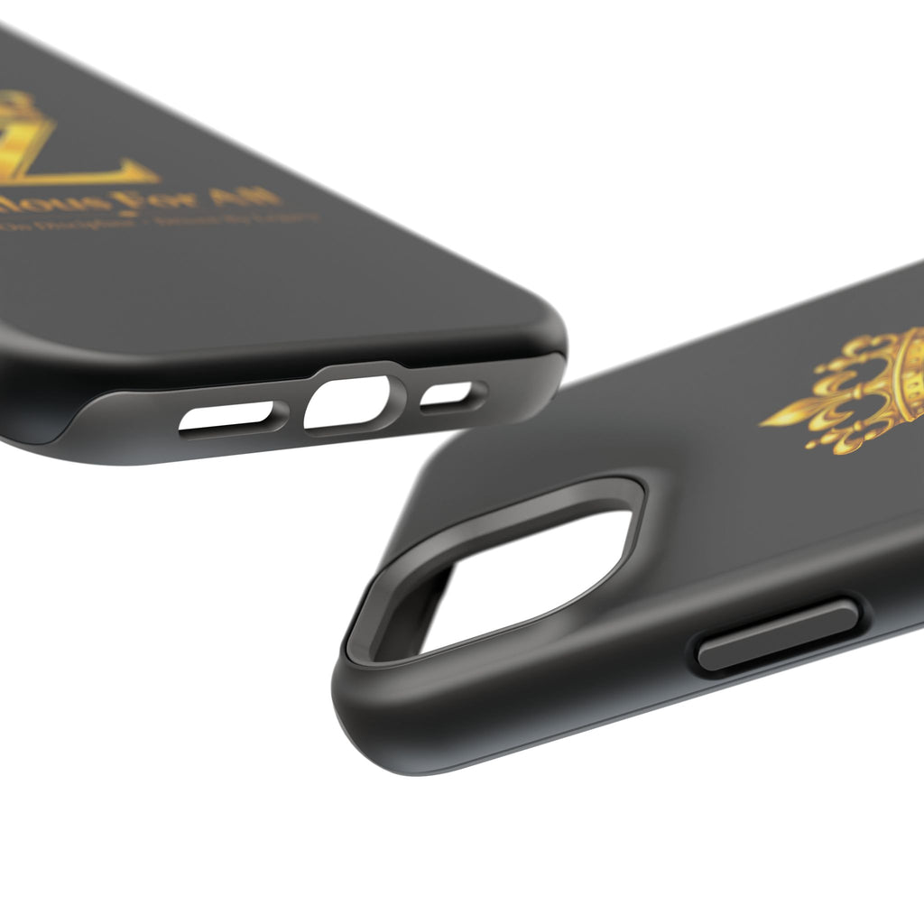 ZFA Phone Case  — "Zealous For All" Gold Crown Impact-Resistant Case Printify
