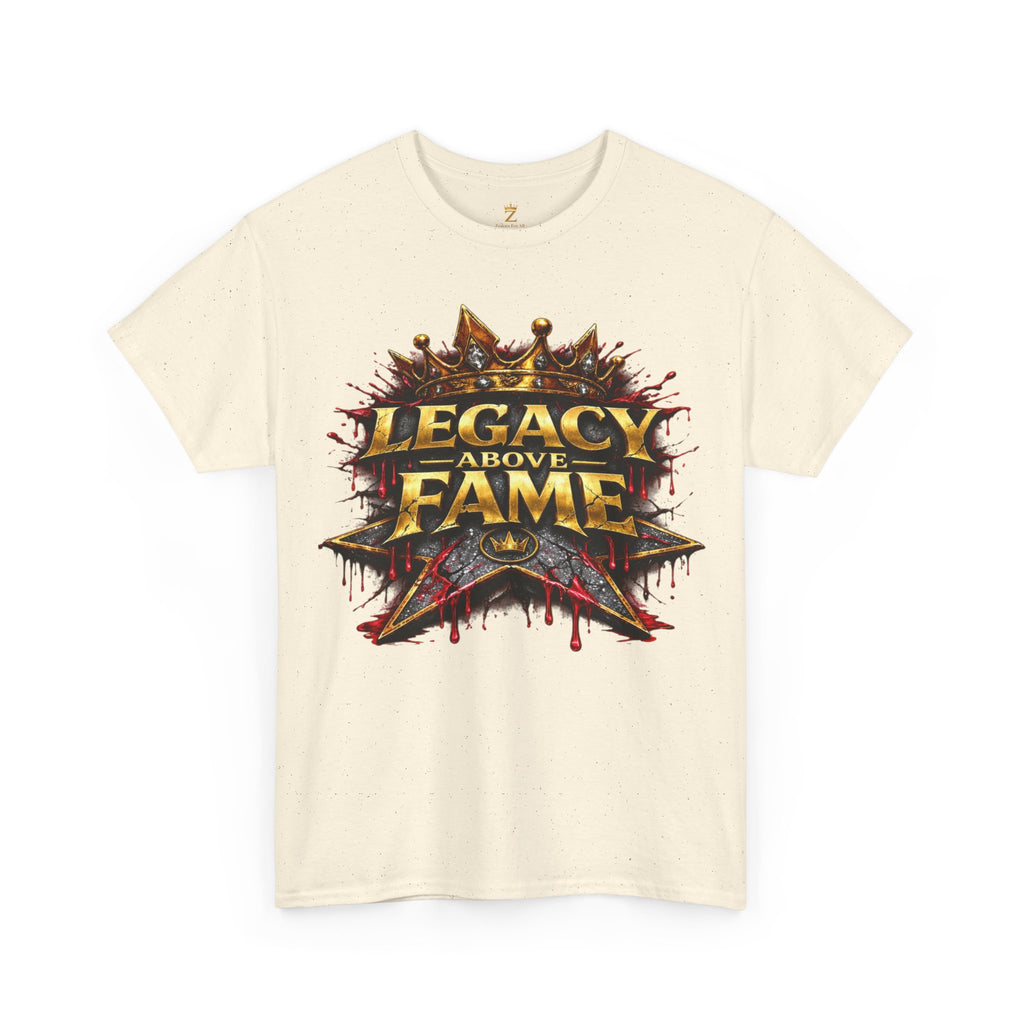 Adult Legacy Above Fame Graphic T-Shirt (Red Drip) - Zealous For All