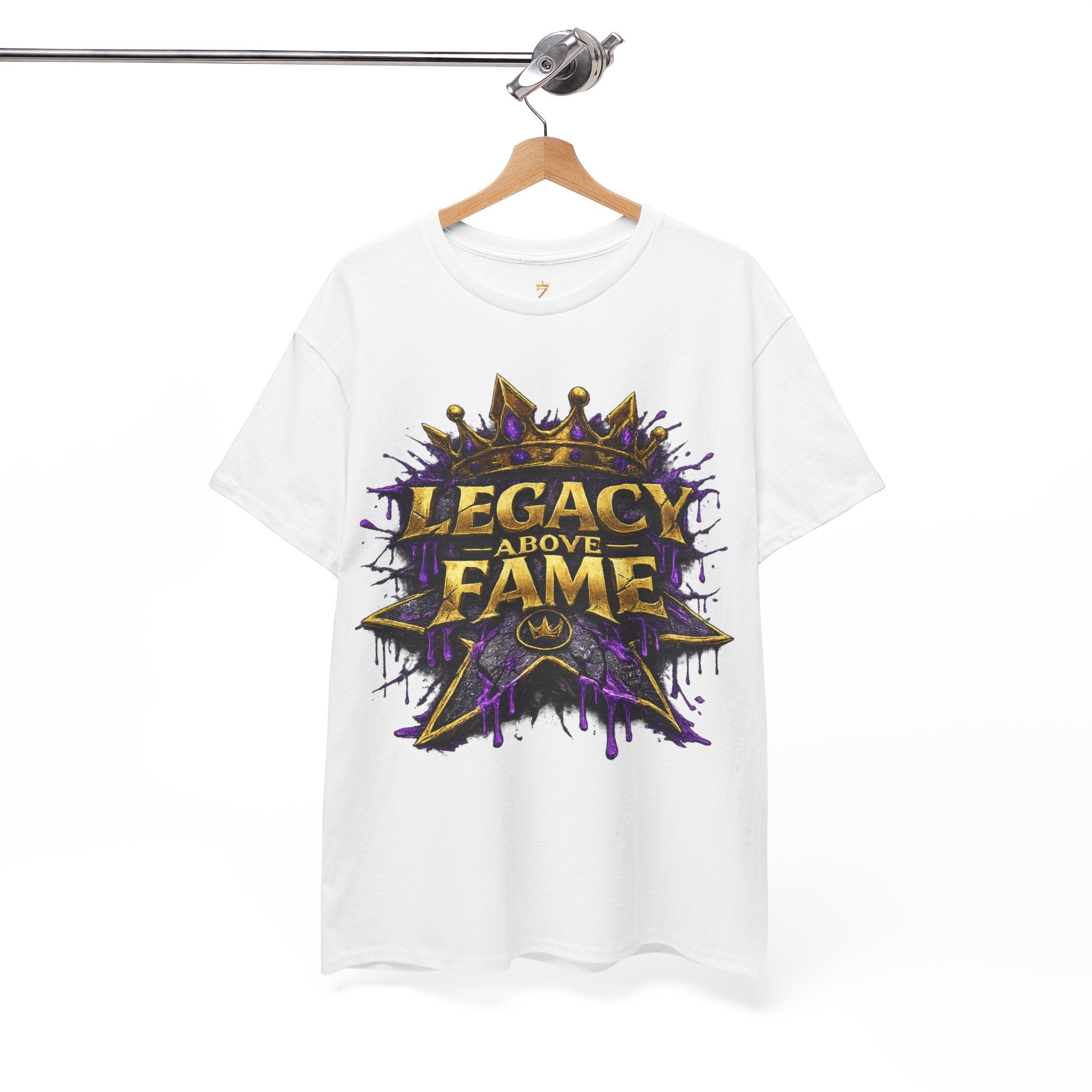 Adult Legacy Above Fame Graphic T-Shirt (Purple Drip) - Zealous For All