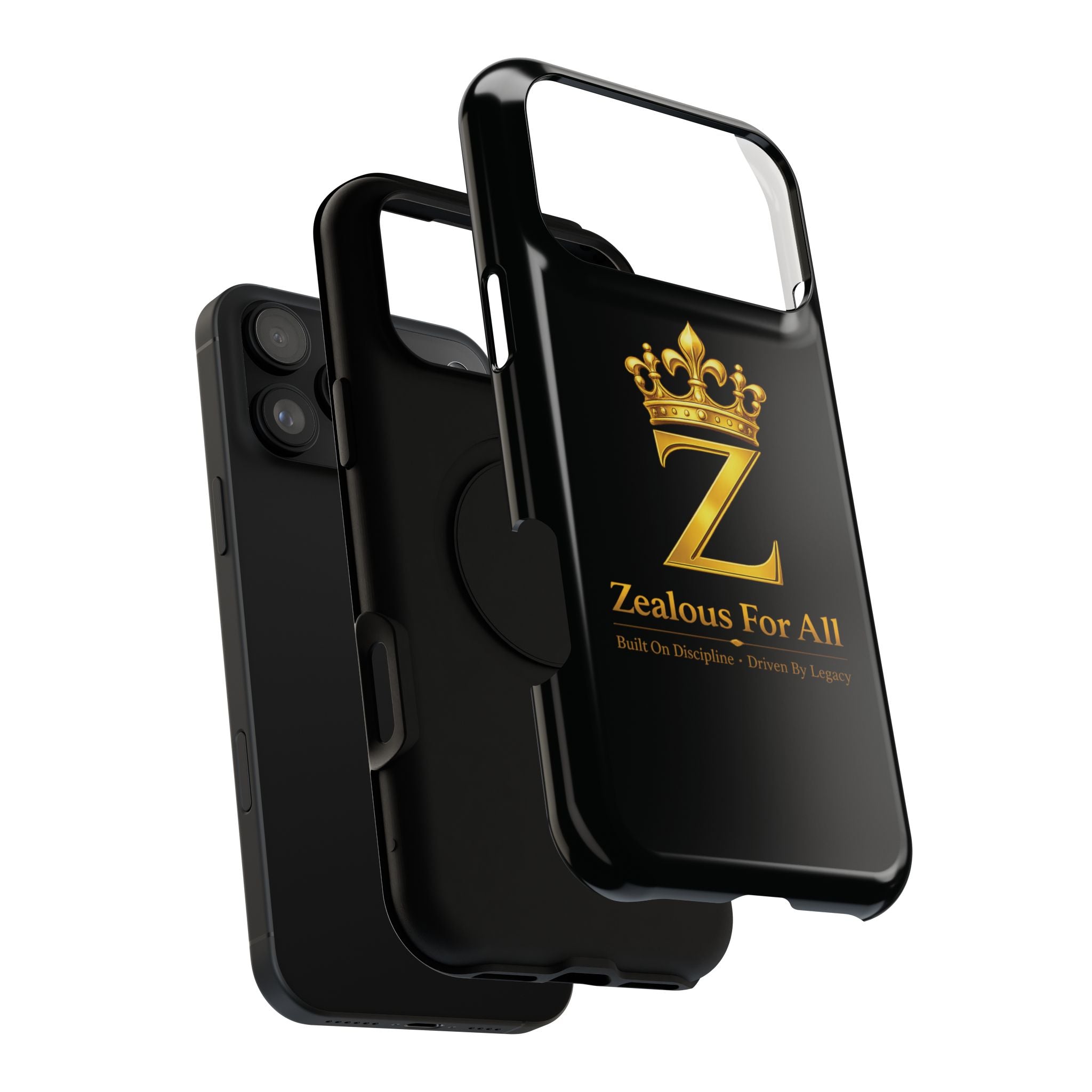 ZFA Phone Case  — "Zealous For All" Gold Crown Impact-Resistant Case Printify