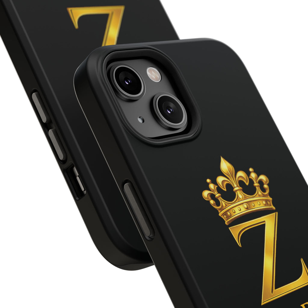 ZFA Phone Case  — "Zealous For All" Gold Crown Impact-Resistant Case Printify