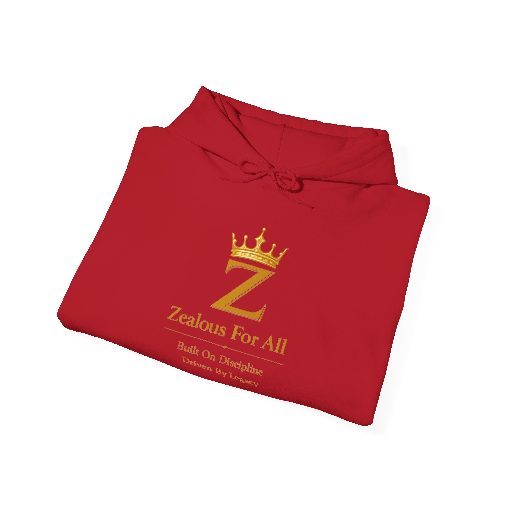 Zealous For All Hoodie — Gold Logo - Zealous For All