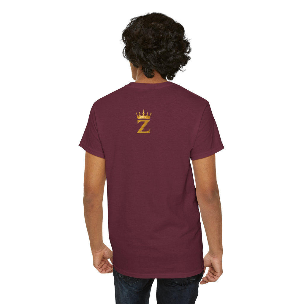 Unisex Zealous For All T-Shirt (Gold Logo (with Back logo) T-shirt) Printify