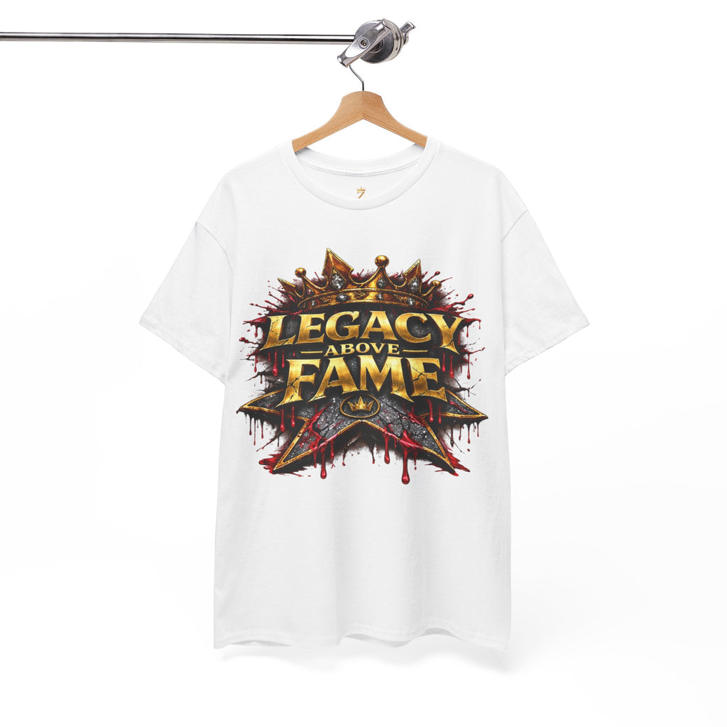 Adult Legacy Above Fame Graphic T-Shirt (Red Drip) - Zealous For All