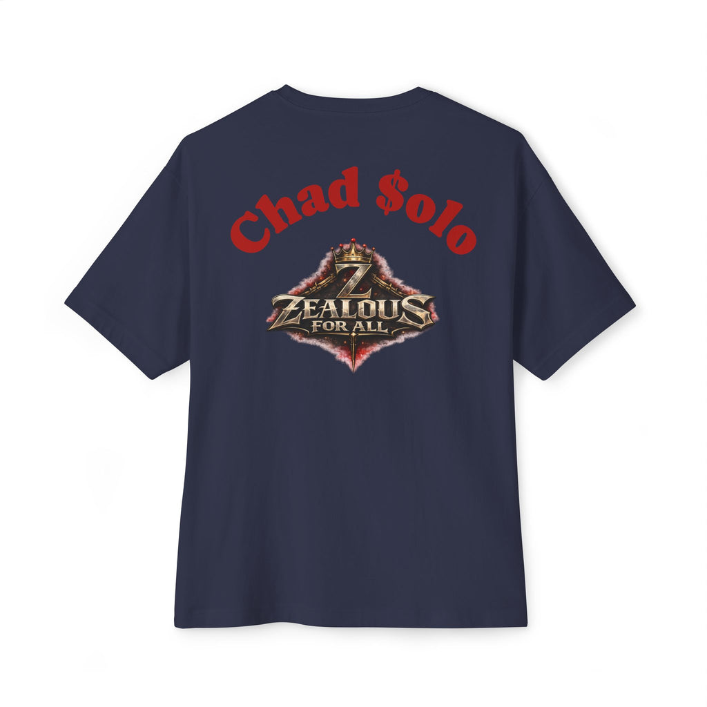 CEO CHAD EDITION *Oversized* Discipline Over Emotions Graphic Tee (Red Heart) Printify