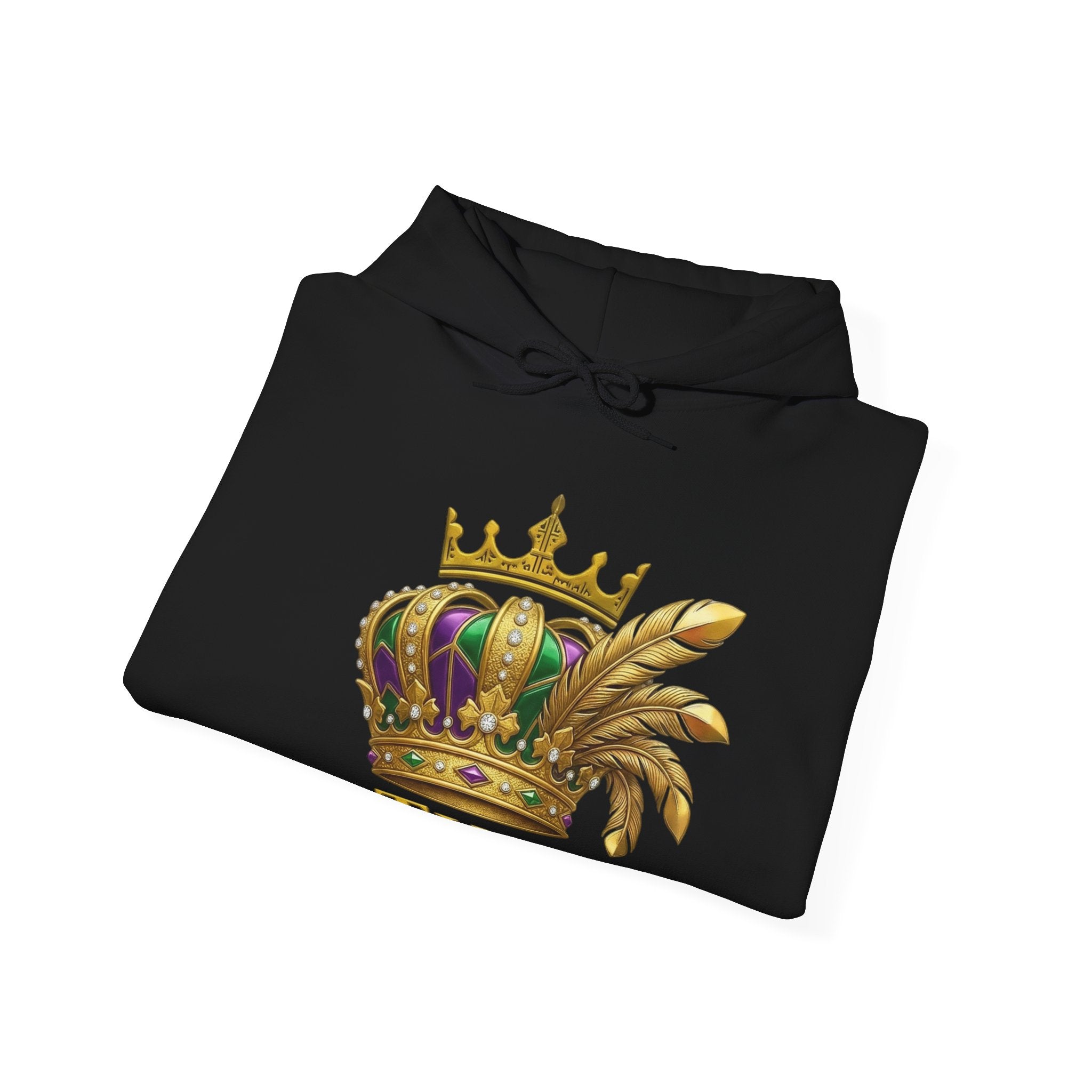Adult "Zealous For All" Mardi Gras Crown Hoodie — Fat Tuesday Edition - Zealous For All
