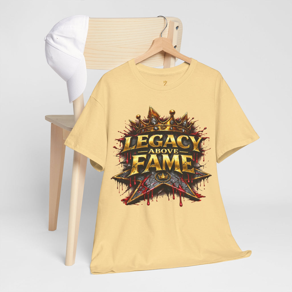 Adult Legacy Above Fame Graphic T-Shirt (Red Drip) - Zealous For All